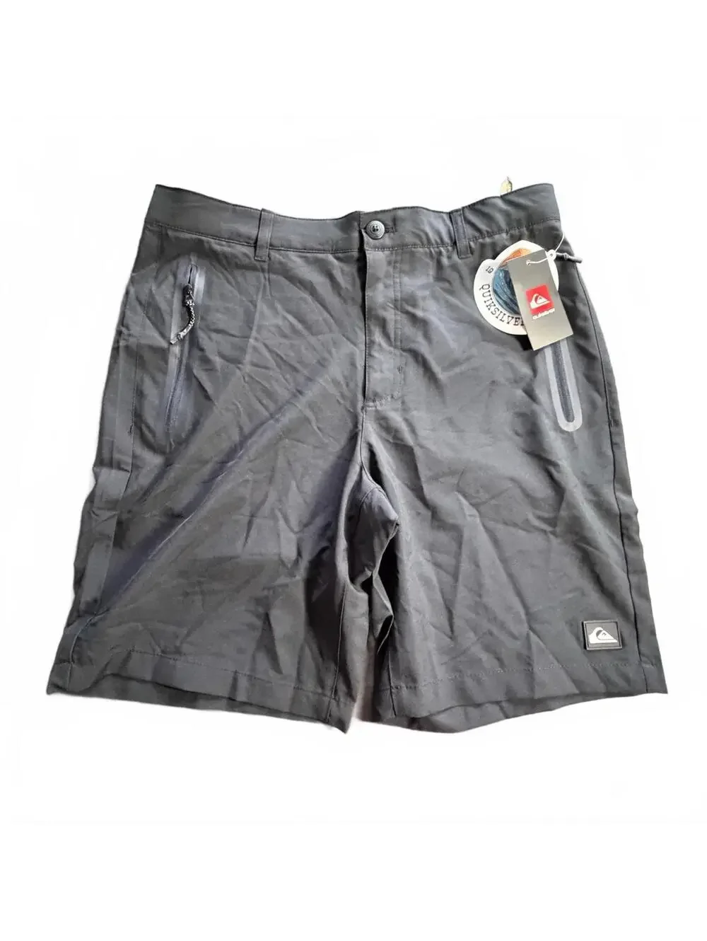 Quicksilver men’s black Anthracite shorts size 32 $60 New